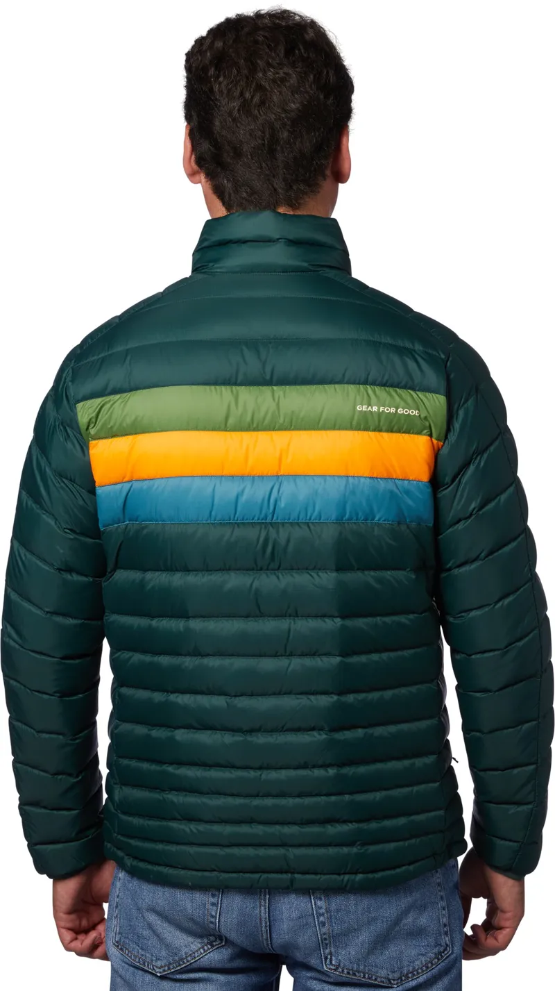 Cotopaxi Mens Fuego Down Jacket - Dark Forest Stripes-5